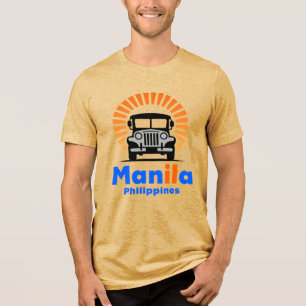 Manila Philippines Southeast Asia Tri-Blend Shirt