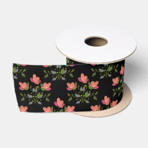 Manila Shawl Style Floral Satin Ribbon