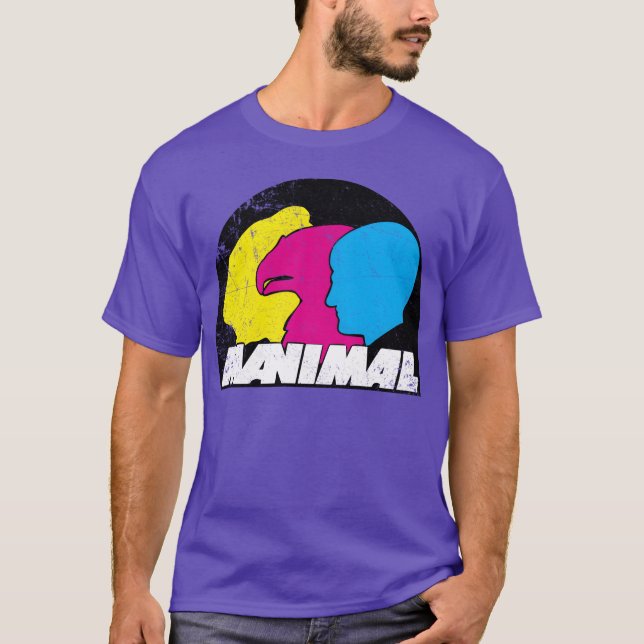 Manimal 80s funny T-Shirt (Front)