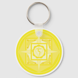 Manipura Chakra Mandala (Solarplexus Chakra) Key Ring