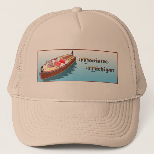 Manistee, Michigan Trucker Hat (Front)