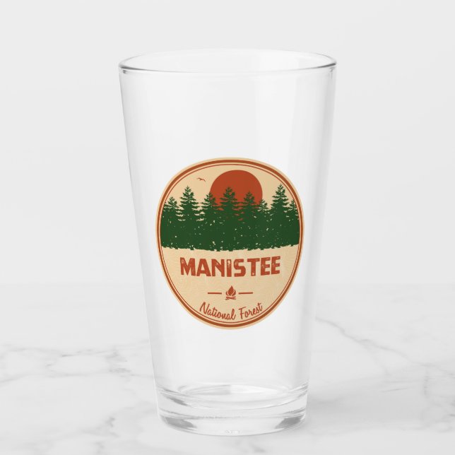  Manistee National Forest Glass (Front)