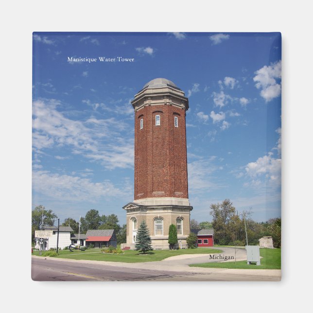 Manistique Water Tower magnet (Front)