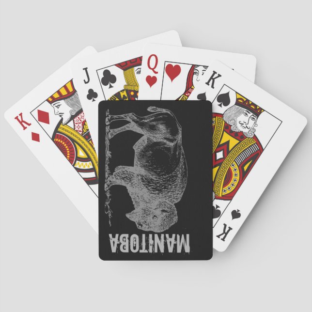 Manitoba Bison Playing Cards (Back)