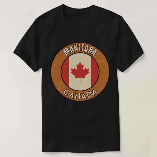 Manitoba Canada T-Shirt (Design Front)