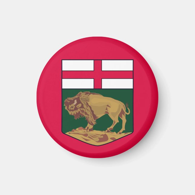 Manitoba coat of arms - CANADA Magnet (Front)