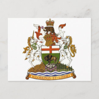 Manitoba Coat of Arms Postcard