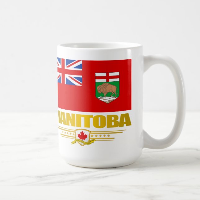 Manitoba Flag Coffee Mug (Right)