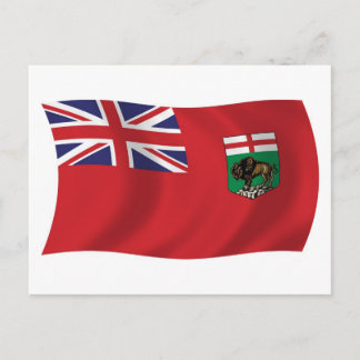 Manitoba Flag Postcard