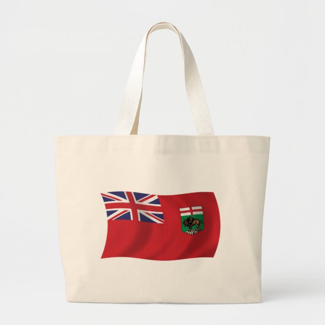 Manitoba Flag Tote Bag (Front)