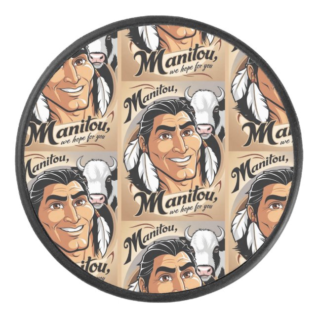 Manitou Hockey Puck (Front)