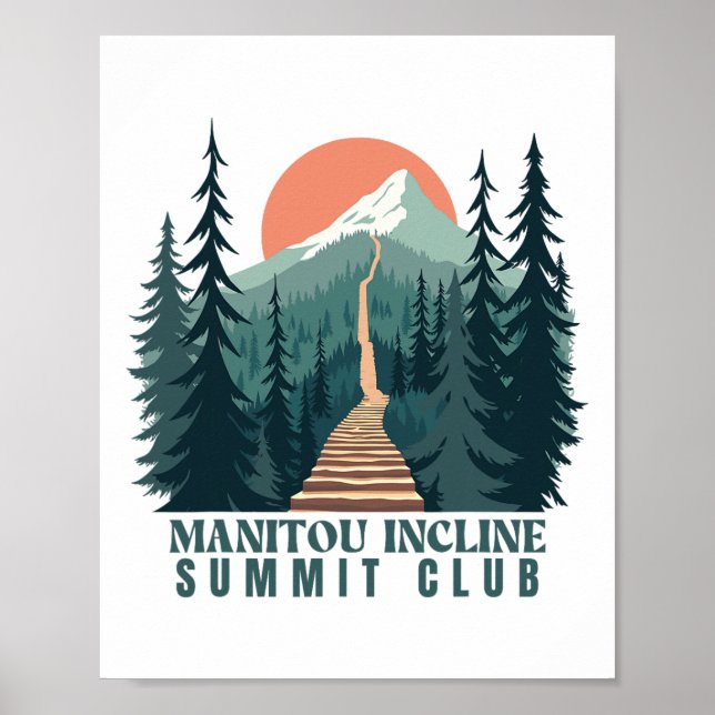 Manitou Incline Summit Club1  Poster (Front)
