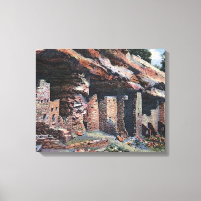 Manitou Springs, Colorado - Cliff Dwellings Canvas Print (Front)
