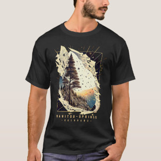 Manitou Springs Colorado Vintage Forest T-Shirt