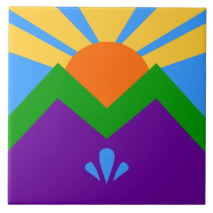 Manitou Springs Flag Tile