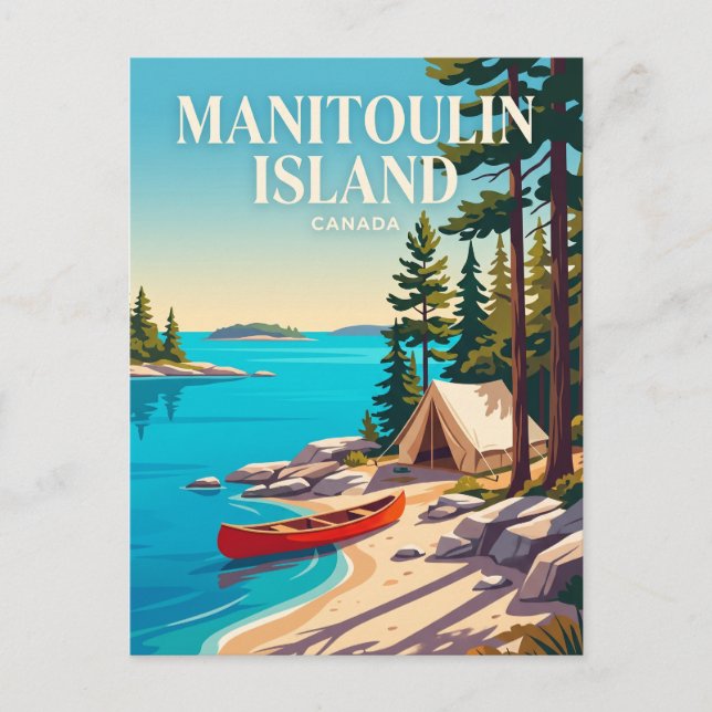 Manitoulin Island Canada Postcard (Front)