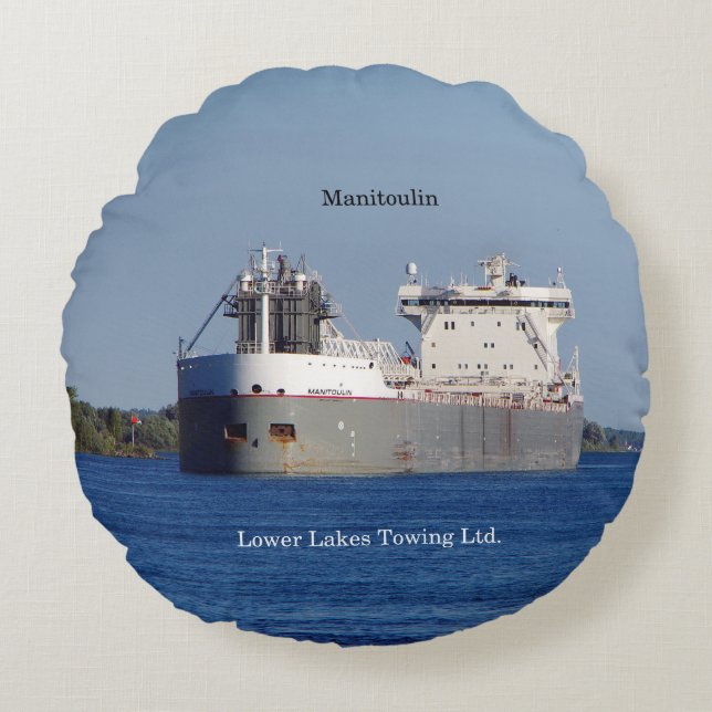 Manitoulin LLC round pillow (Front)