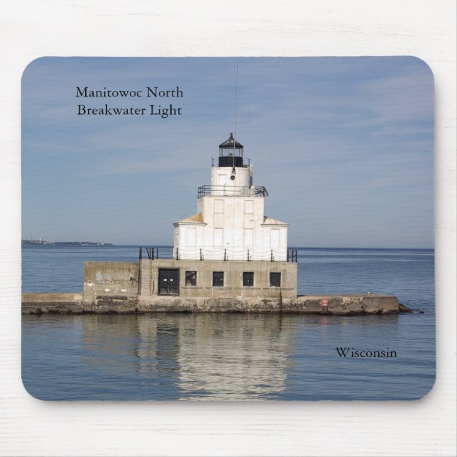Manitowoc North Breakwater Light mousepad (Front)