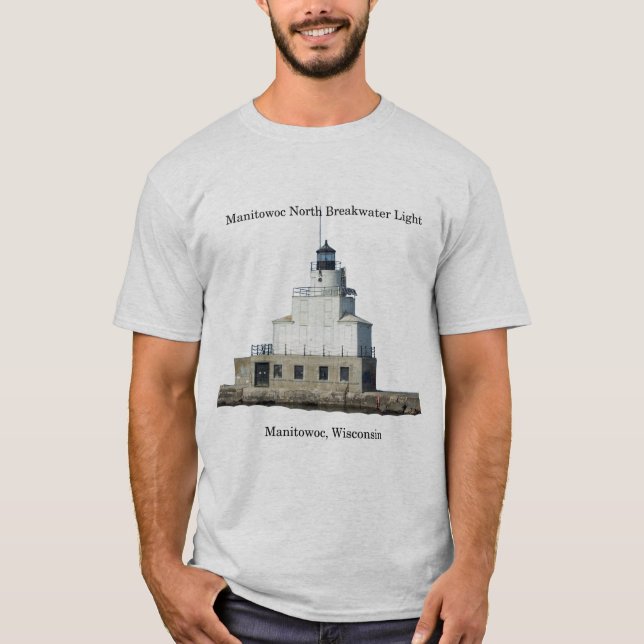Manitowoc North Breakwater Light shirt light (Front)