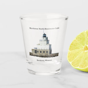 Manitowoc North Breakwater Light shot glass