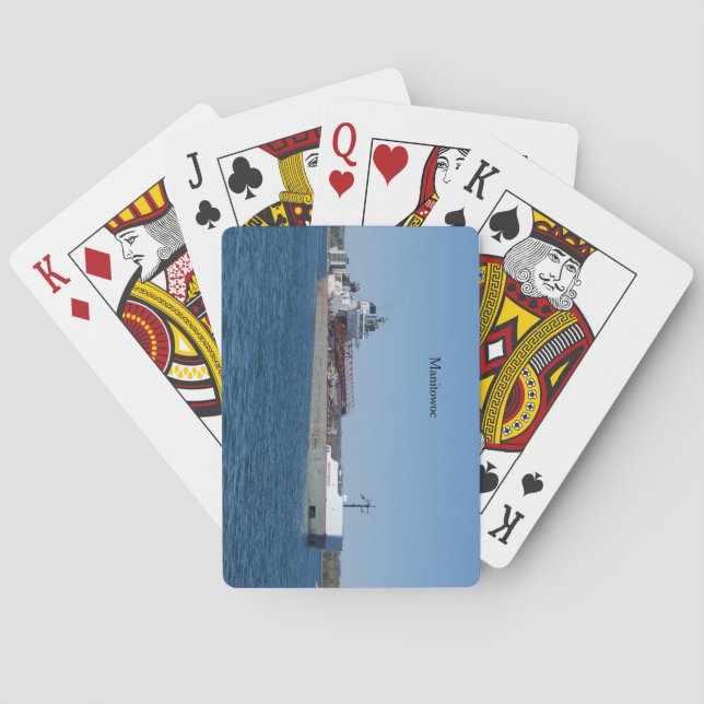 Manitowoc playing cards (Back)