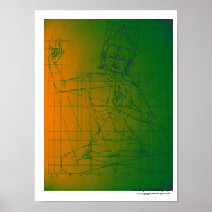 Manjushri Sketch Poster