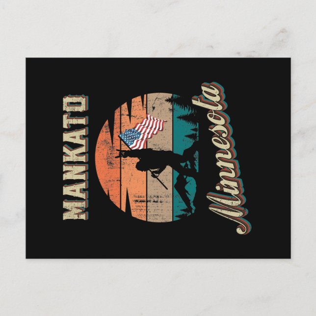 Mankato Minnesota Postcard (Front)