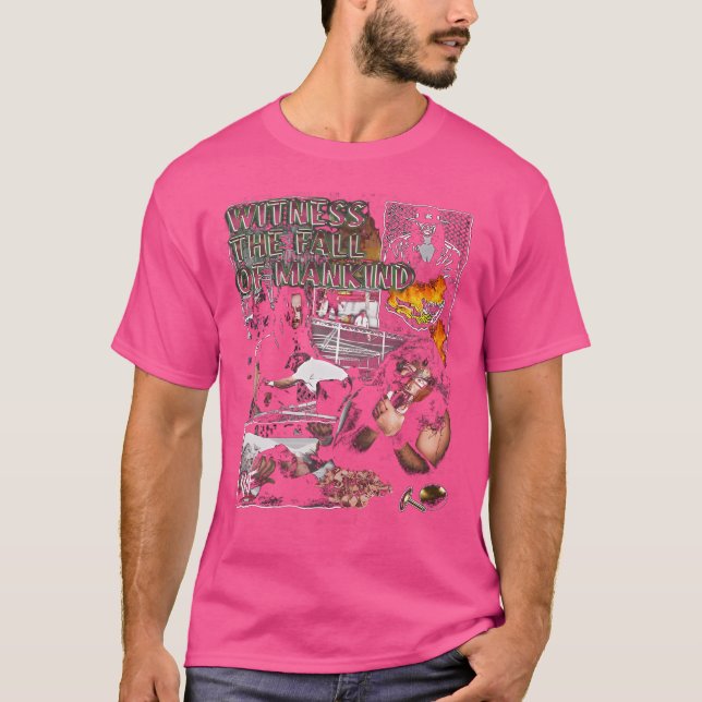 Mankind Vs. Undertaker Witness The Fall T-Shirt (Front)