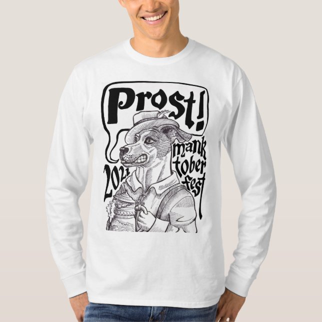 Manktoberfest 21 long sleeve t-shirt (Front)