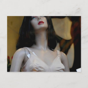 mannequin postcard