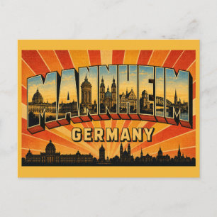 Mannheim Germany Palace Postcard