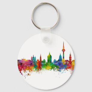 Mannheim Germany Skyline Key Ring