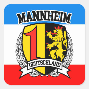 Mannheim Square Sticker