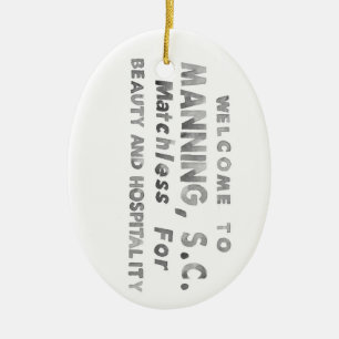 Manning Christmas Ornament
