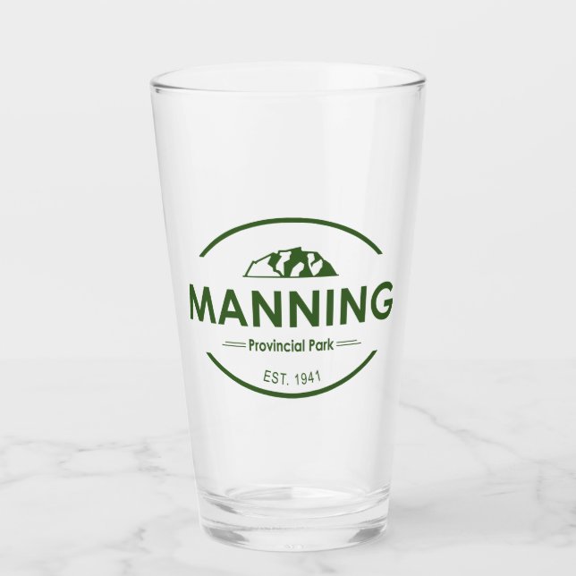Manning Provincial Park Glass (Front)