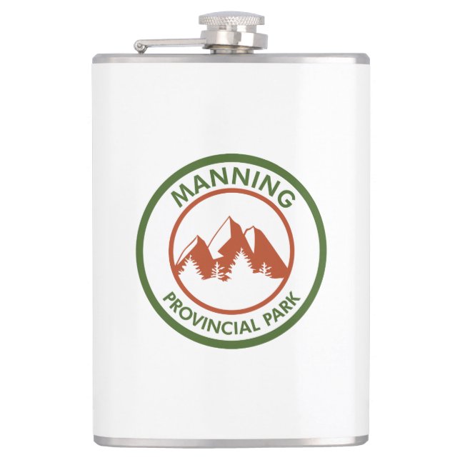 Manning Provincial Park Hip Flask (Front)