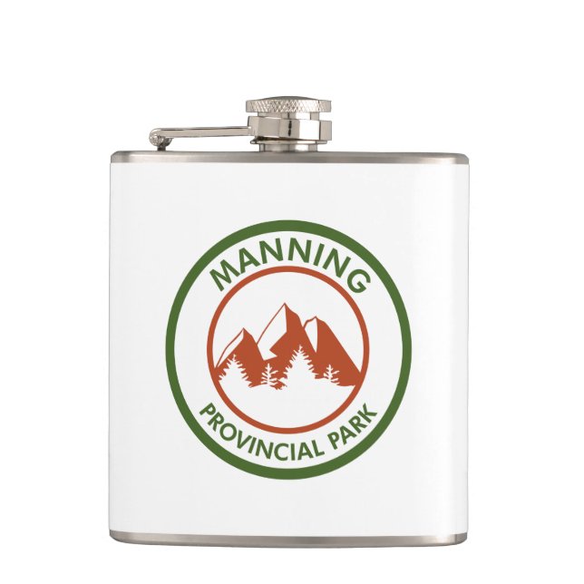 Manning Provincial Park Hip Flask (Front)