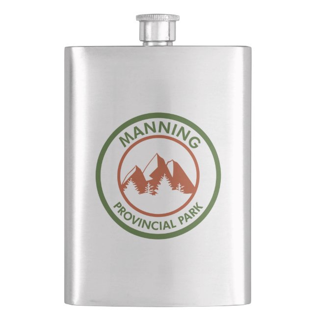 Manning Provincial Park Hip Flask (Front)