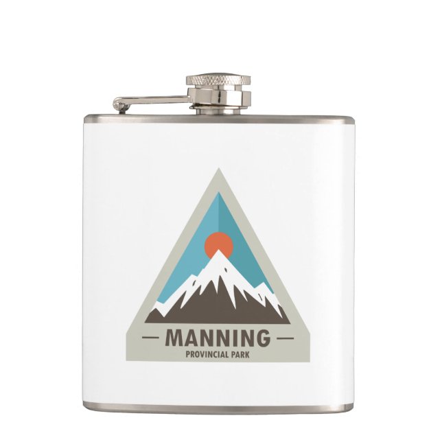 Manning Provincial Park Hip Flask (Front)