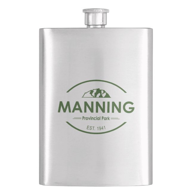Manning Provincial Park Hip Flask (Front)