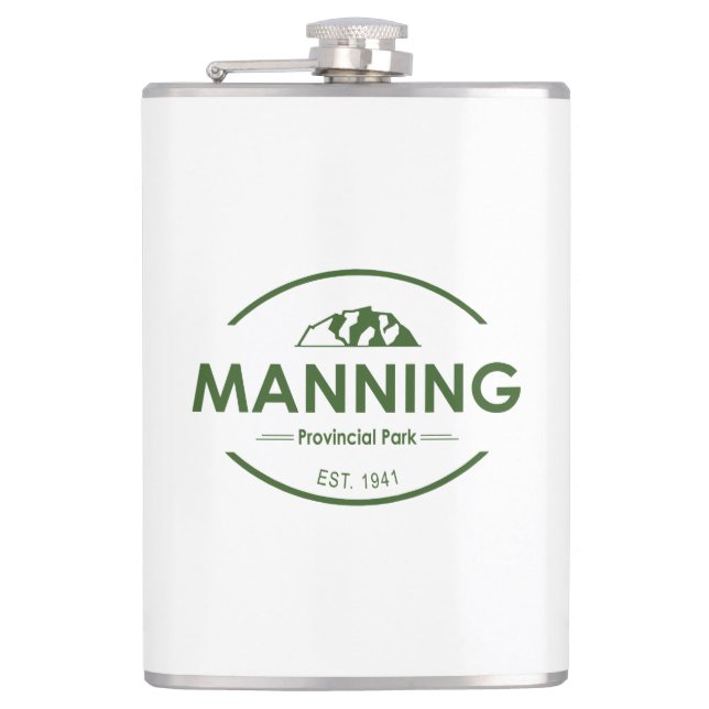 Manning Provincial Park Hip Flask (Front)