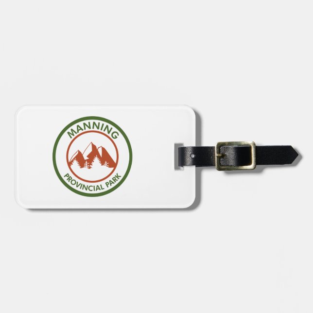 Manning Provincial Park Luggage Tag (Front Horizontal)