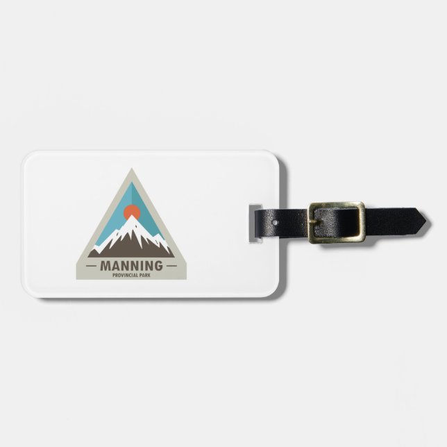 Manning Provincial Park Luggage Tag (Front Horizontal)