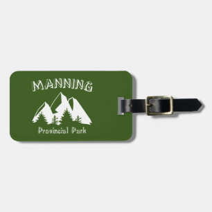 Manning Provincial Park Luggage Tag