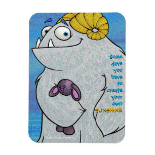 Manny the Yeti, magnet