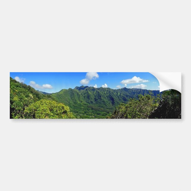Manoa Valley, Hawaii Bumper Sticker (Front)