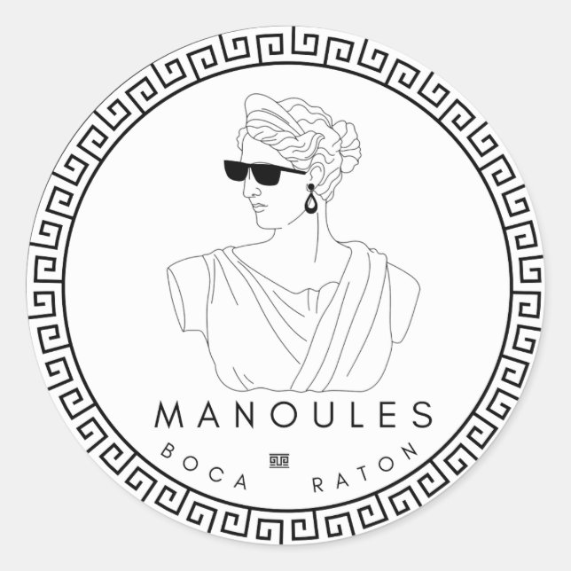 Manoules Small Stickers (Front)