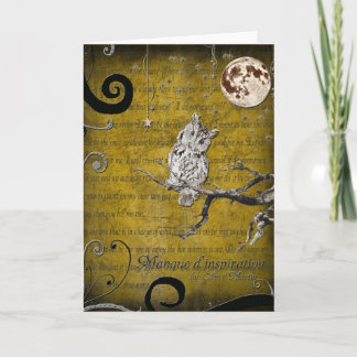 Manque d'inspiration Card