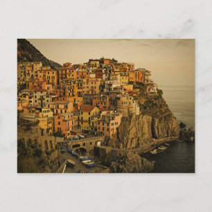 Manrola - Cinque Terre, Italia Postcard