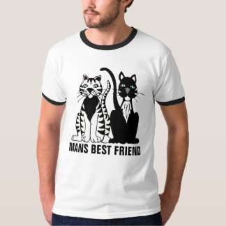 Mans Best Friend, Cat T_shirts T-Shirt